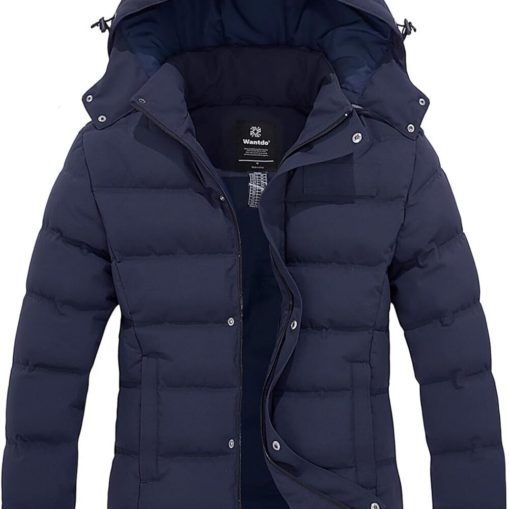 Women's Hooded Warm Winter Coat Quilted Thicken Puffer Jacket with Removable Hoo
